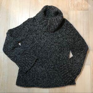 Express chunky handknit grey/black sweater